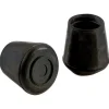 Shepherd Rubber Leg Tip Black Round 3/4 in. W 40 pk (Pack of 24)