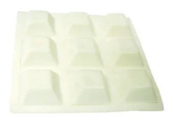 Shepherd Vinyl Bumper Pads White Square 1/2 in. W x 1/2 in. L 9 pk Self Adhesive (Pack of 6)
