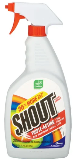 Shout No Scent Laundry Stain Remover 22 oz Liquid