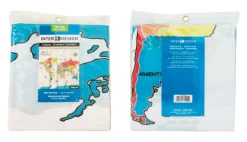 SHWR CURTAIN MAP 72X72"