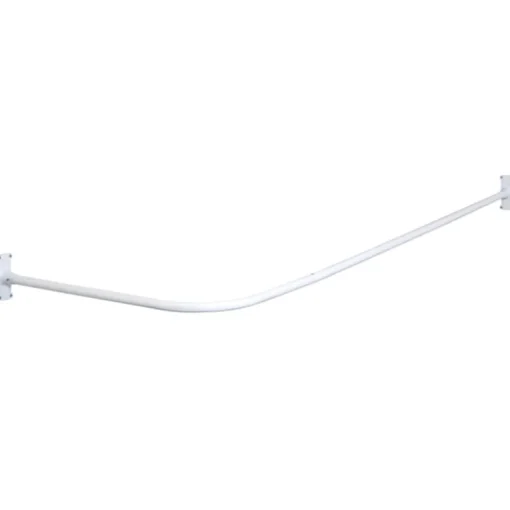 SHWR CURTAN ROD WHT 66"L