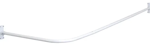 SHWR CURTAN ROD WHT 66"L
