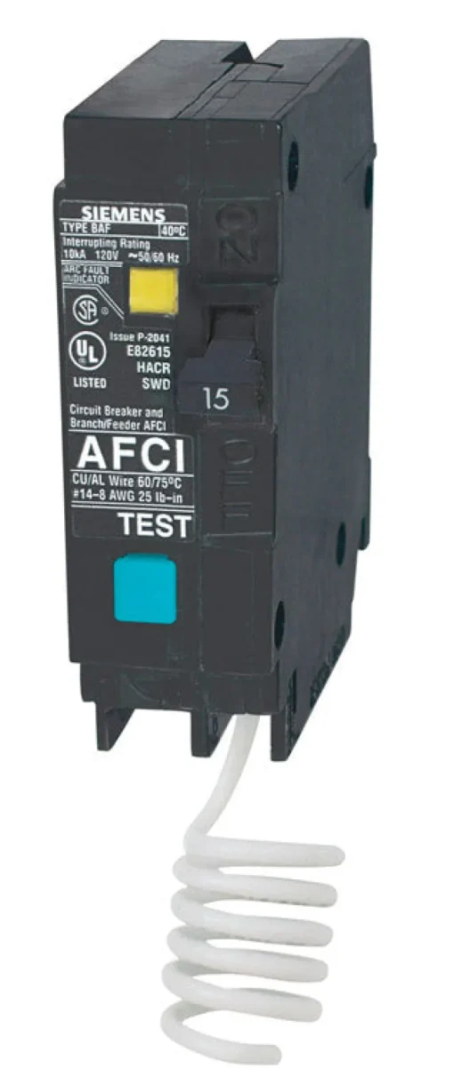 Siemens 15 amps Arc Fault/Ground Fault Single Pole Circuit Breaker