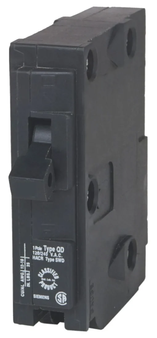 Siemens 20 amps Single Pole Circuit Breaker