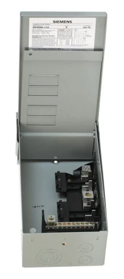 Siemens EQ 125 amps 120/240 V 4 space 8 circuits Surface Mount Main Lug Load Center