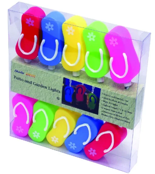 Sienna Flip Flop Covered Light Set 7.5 in.