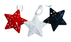 Sienna Patriotic Red/White/Blue Light Assortment 7.5 ft.
