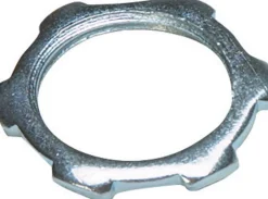 Sigma Electric ProConnex 1/2 in. Dia. Zinc-Plated Steel Electrical Conduit Locknut For Rigid/IMC 3 pk (Pack of 50)