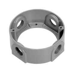 Sigma Engineered Solutions New Work 16.5 cu in Round Metallic Extension Ring Gray