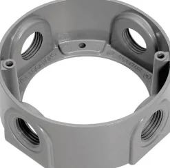 Sigma Engineered Solutions New Work 16.5 cu in Round Metallic Extension Ring Gray