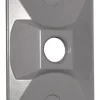 Sigma Engineered Solutions Rectangle Die-Cast Metal 1 gang 4.61 in. H X 2.85 in. W Lampholder Cover
