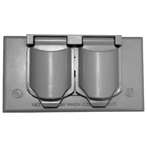 Sigma Engineered Solutions Rectangle Plastic 1 gang 4.76 in. H X 3.01 in. W Toggle Switch Cover