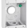 Sigma Engineered Solutions New Work 16 cu in Round Die-Cast Metal Weatherproof Box Bronze