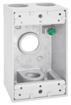 Sigma Engineered Solutions New Work 16 cu in Round Die-Cast Metal Weatherproof Box Bronze