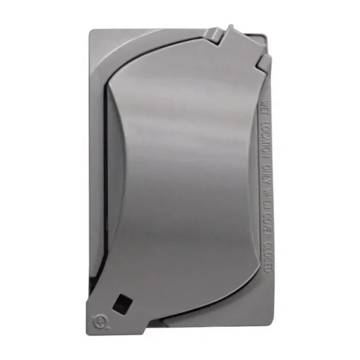Sigma Engineered Solutions Rectangle Die-Cast Metal 1 gang 4.57 in. H X 2.81 in. W Universal Cover