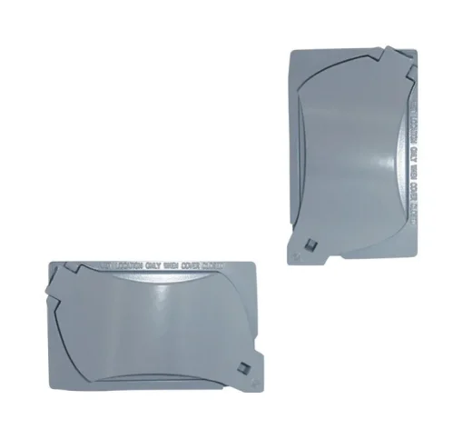 Sigma Engineered Solutions Rectangle Die-Cast Metal 1 gang 4.57 in. H X 2.81 in. W Universal Cover