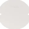 Sigma Engineered Solutions Round Stamped Steel 4.13 in. H X 4.13 in. W Flat Box Cover