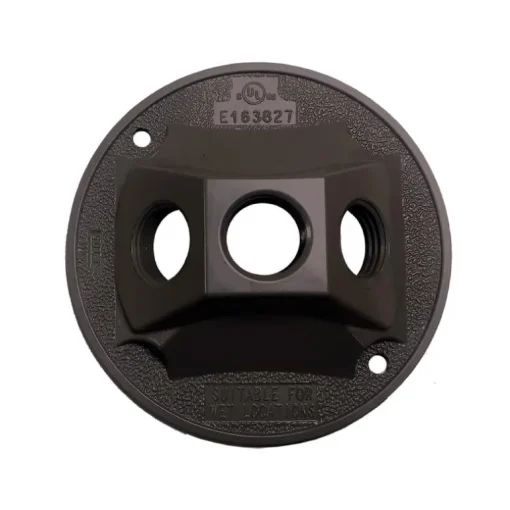 Sigma Engineered Solutions Round Die-Cast Metal 4.13 in. H X 4.13 in. W Lampholder Cover