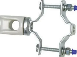 Sigma Engineered Solutions ProConnex 0 in. D Porcelain/Steel Wire Holder For NM/SE 1 pk