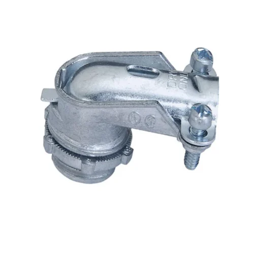 Sigma Engineered Solutions ProConnex 3/4 in. D Die-Cast Zinc 90 Degree Squeeze Connector For AC, MC