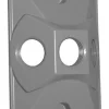 Sigma Engineered Solutions Rectangle Die-Cast Metal 1 gang 4.61 in. H X 2.85 in. W Lampholder Cover