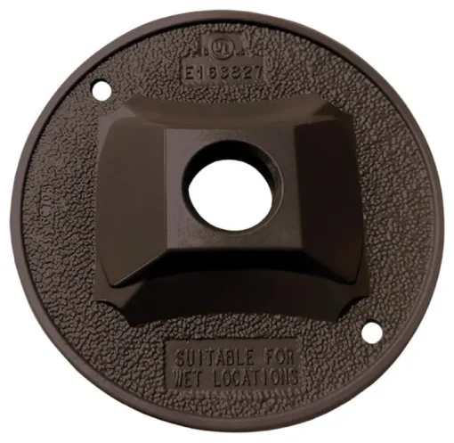 Sigma Engineered Solutions Round Die-Cast Metal 4.13 in. H X 4.13 in. W Lampholder Cover