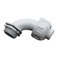 Sigma Engineered Solutions ProConnex 1/2 in. D Plastic 90 Degree Connector For Liquid Tight 1 pk