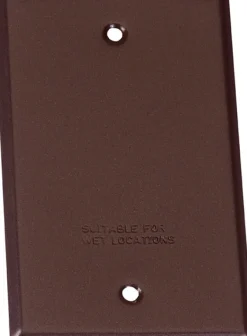 Sigma Engineered Solutions Rectangle Stamped Steel 1 gang 4.52 in. H X 2.77 in. W Flat Box Cover