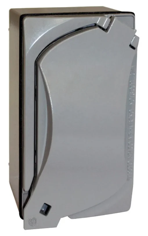Sigma Engineered Solutions Rectangle Die-Cast Metal 1 gang 4.58 in. H X 2.83 in. W GFCI Outlet Kit