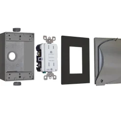 Sigma Engineered Solutions Rectangle Die-Cast Metal 1 gang 4.58 in. H X 2.83 in. W GFCI Outlet Kit