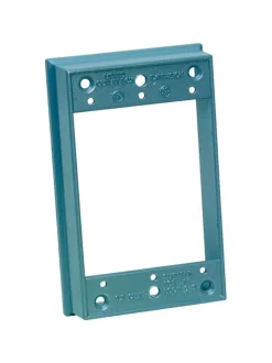 Sigma Engineered Solutions New Work 9.5 cu in Rectangle Metallic Extension Ring Gray