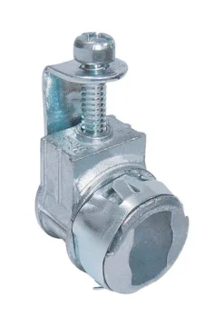 Sigma Engineered Solutions Snap Lock 3/8 in. D Die-Cast Zinc Saddle Connector For AC, MC and NM 1 pk