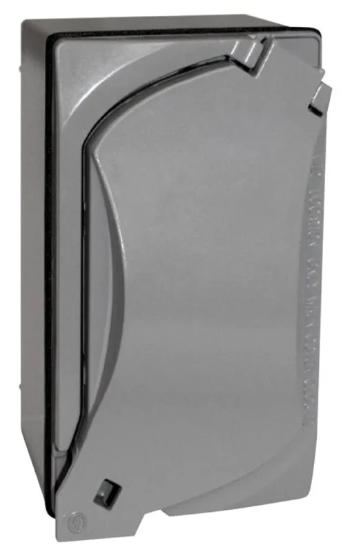 Sigma Engineered Solutions Rectangle Die-Cast Metal 1 gang 4.58 in. H X 2.83 in. W Duplex Outlet Kit