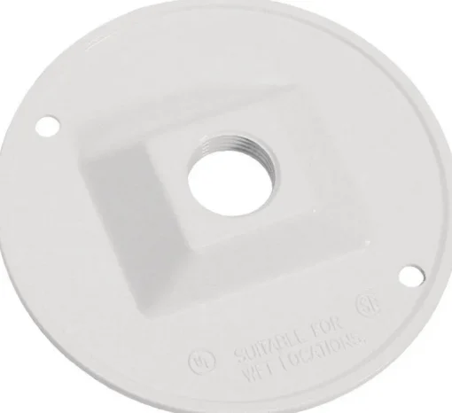 Sigma Engineered Solutions Round Die-Cast Metal 4.13 in. H X 4.13 in. W Lampholder Cover