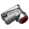 Sigma Engineered Solutions Double Snap Lock 3/8 in. D Die-Cast Zinc Flex Angle Connector For AC, MC