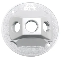 Sigma Engineered Solutions Round Die-Cast Metal 4.13 in. H X 4.13 in. W Lampholder Cover