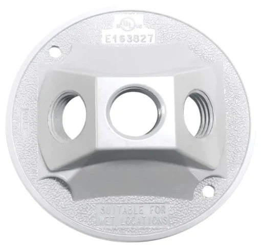 Sigma Engineered Solutions Round Die-Cast Metal 4.13 in. H X 4.13 in. W Lampholder Cover