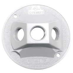 Sigma Engineered Solutions Round Die-Cast Metal 4.13 in. H X 4.13 in. W Lampholder Cover