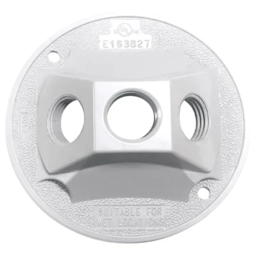 Sigma Engineered Solutions Round Die-Cast Metal 4.13 in. H X 4.13 in. W Lampholder Cover