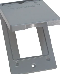 Sigma Engineered Solutions Rectangle Die-Cast Metal 1 gang 2.83 in. H X 4.57 in. W Horizontal GFCI C