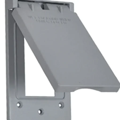 Sigma Engineered Solutions Rectangle Die-Cast Metal 1 gang 2.83 in. H X 4.57 in. W Horizontal GFCI C