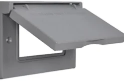 Sigma Engineered Solutions Rectangle Die-Cast Metal 1 gang 2.83 in. H X 4.57 in. W Horizontal GFCI C