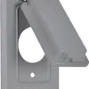 Sigma Engineered Solutions Rectangle Die-Cast Metal 1 gang 4.57 in. H X 2.83 in. W 15/20 Amp Recepta
