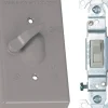 Sigma Engineered Solutions Rectangle Die-Cast Metal 1 gang 4.57 in. H X 2.83 in. W Toggle Switch and