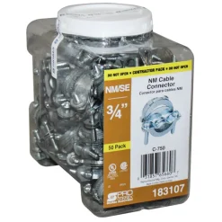Sigma Engineered Solutions ProConnex NM/SE Clamp Clamp Connector 3/4 in. D 50 pk