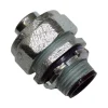 Sigma Engineered Solutions ProConnex 1/2 in. D Zinc-Plated Iron Straight Connector For Liquid Tight