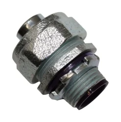 Sigma Engineered Solutions ProConnex 1/2 in. D Zinc-Plated Iron Straight Connector For Liquid Tight