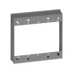 Sigma Engineered Solutions New Work 16 cu in Square Metallic Extension Ring Gray
