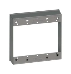Sigma Engineered Solutions New Work 16 cu in Square Metallic Extension Ring Gray