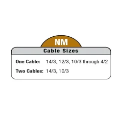 Sigma ProConnex Silver NM/SE Clamp Cable Connector 3/4 Dia. x 1.67 L in. (Pack of 50)
